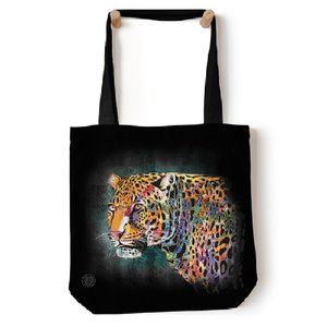 The Mountain Painted Cheetah 18" Tote Bag
